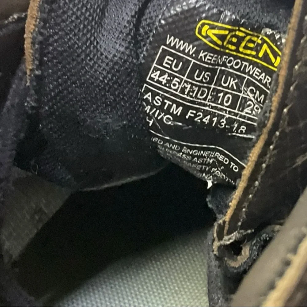 🥾 Keen Utility Steel Toe Boots Size 11 Waterproof Leather‎ Workwear 🥾